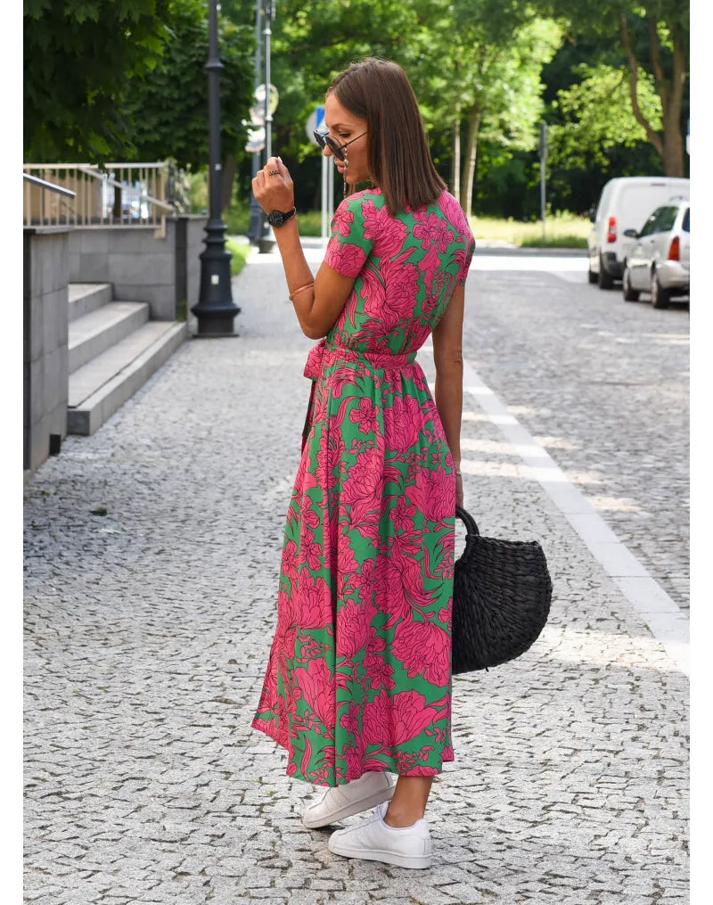 Samantha | Chic Floral Elegance Dress