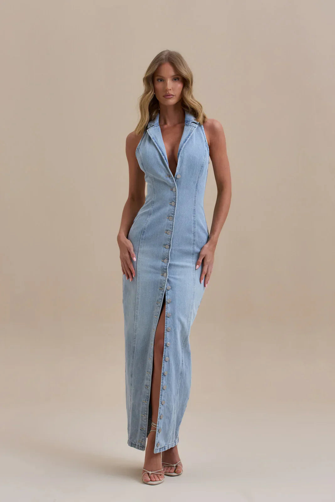 Kenny Maxi Denim Dress