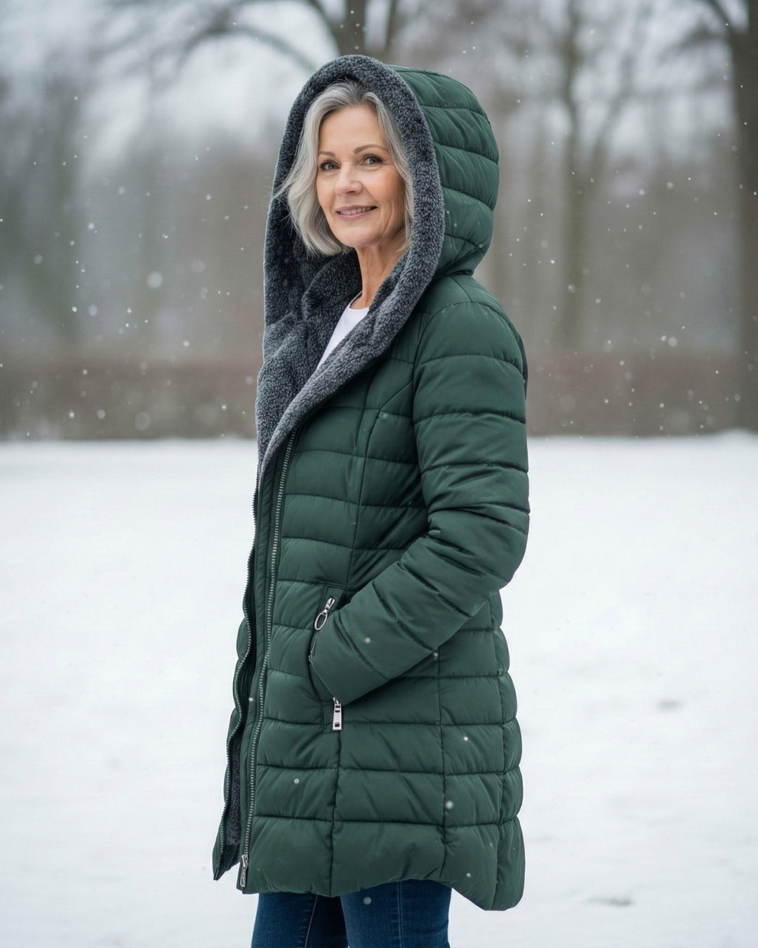 Harriet | Fleece Lined Puffer Coat