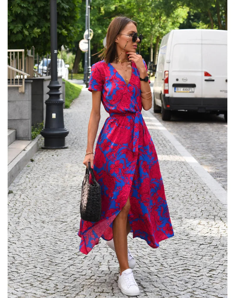Samantha | Chic Floral Elegance Dress
