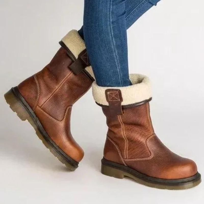 Eliza™ - Warm Leather Winter Boot