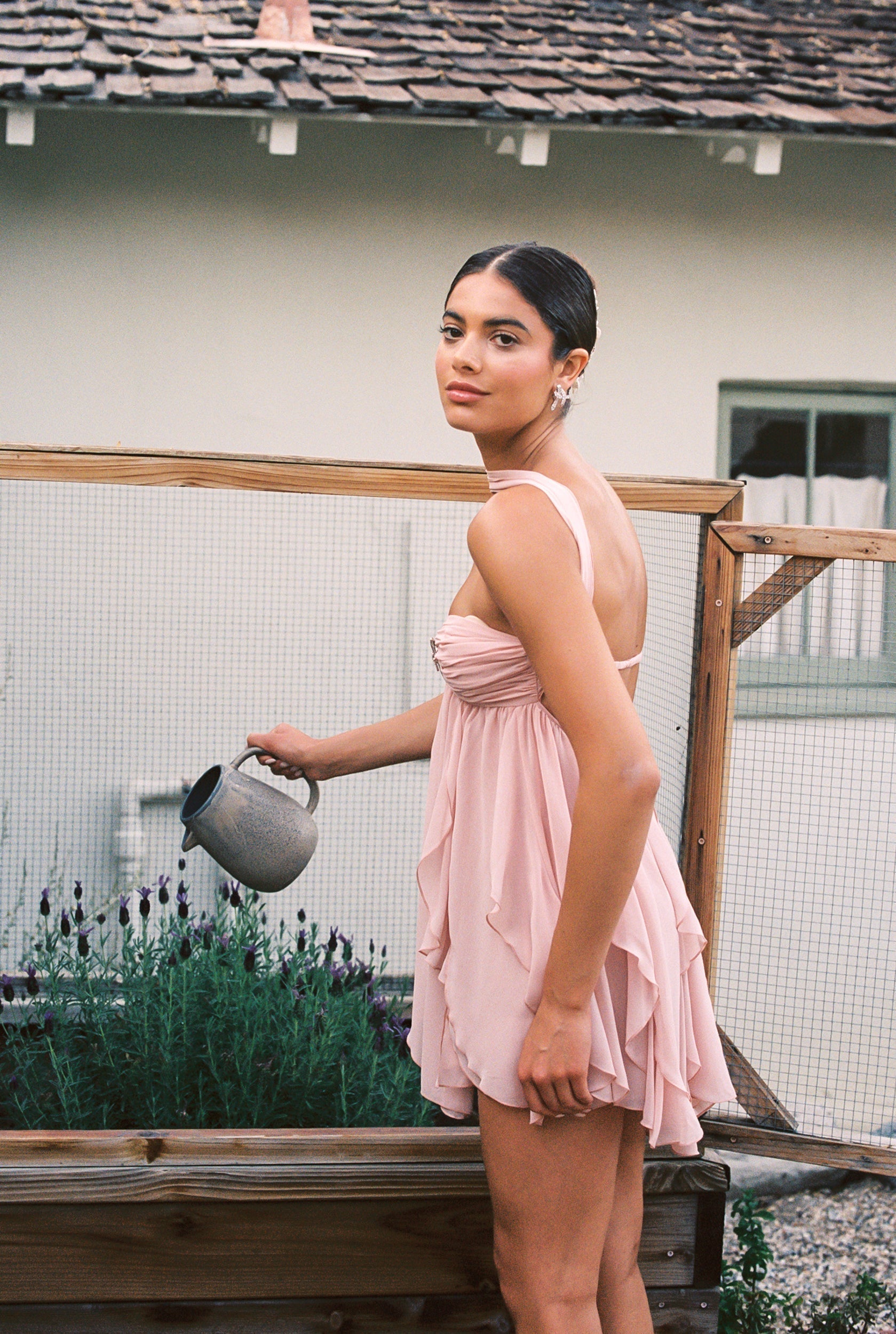 Charlotte Floral Halter Dress