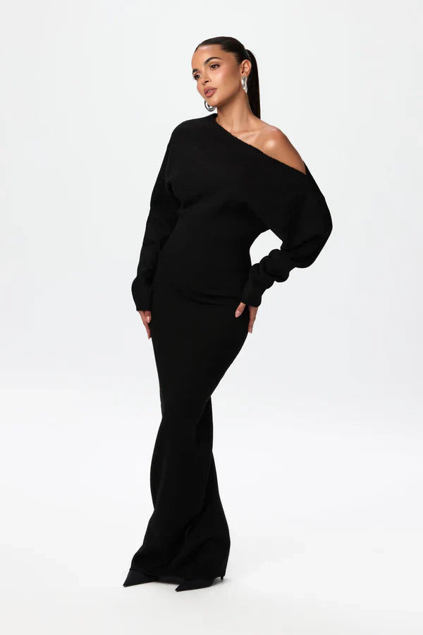 Monroe Shoulder Knit Dress