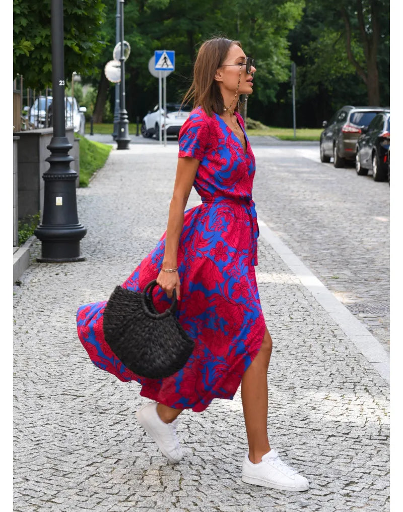 Samantha | Chic Floral Elegance Dress