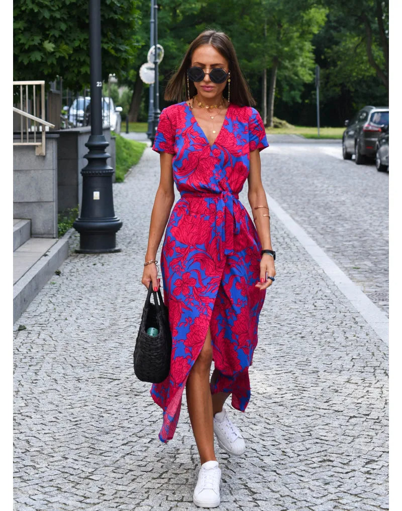 Samantha | Chic Floral Elegance Dress