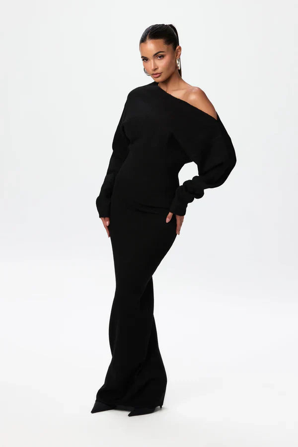 Monroe Shoulder Knit Dress