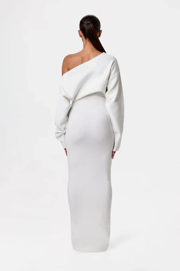 Monroe Shoulder Knit Dress