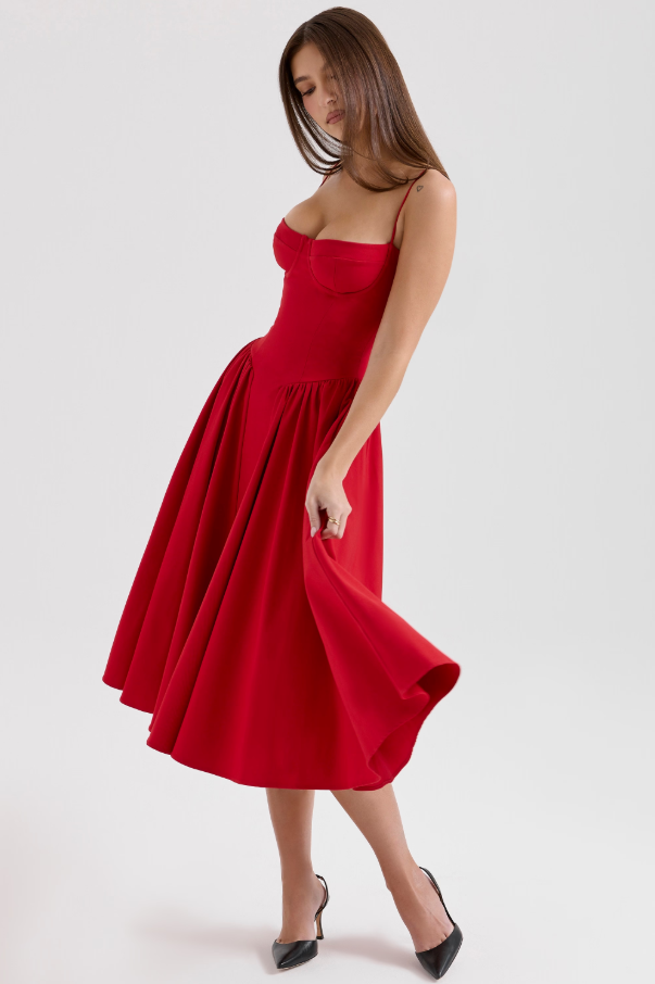 Samaria Midi Dress