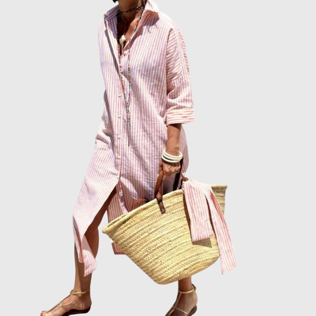 Ellen | Classic Striped Dress