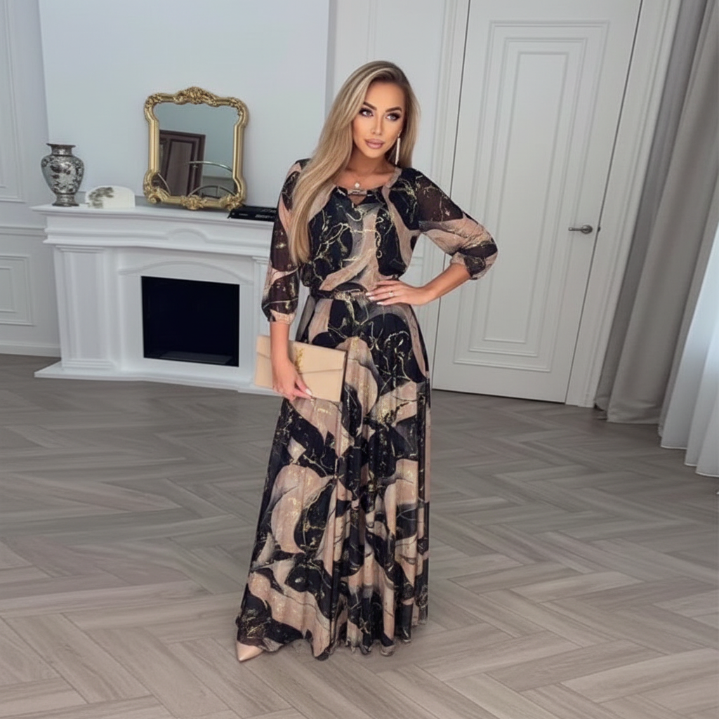 Chavelle | Printed Chiffon Dress